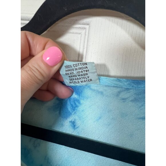 Bohemian Women's Tie-Dye Butterfly Print Boho Hippie Dress Fair Trade OS - Picture 4 of 8